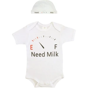 bodytalk romper need milk met gratis mutsje