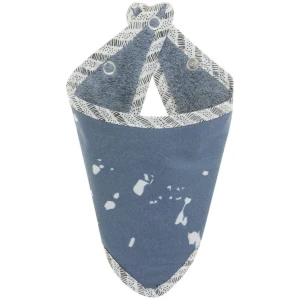 nanami slab bandana motief ijsschots denim blue