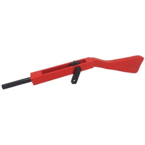 Playwood - houten geweer - met echte ratelgeluiden - rood