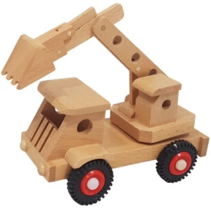 Playwood - houten vrachtauto - met grijper