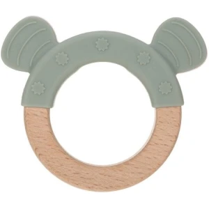 Lässig - Teether Ring - Wood Silicone - Little Chums Cat