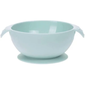 Lässig - Kom - Met Silicone Zuignap - Little Chums - Mouse Blauw