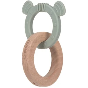 Lässig - Wood / Silicone - Little Chums - Bijtring Cat