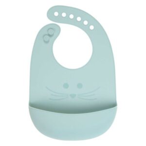 Lässig - Silicone Slabbetje - Little Chums - Mouse Groen