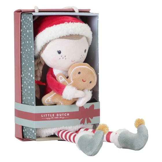 Little Dutch - Knuffelpop - Kerst Rosa 35 cm - Afbeelding 2