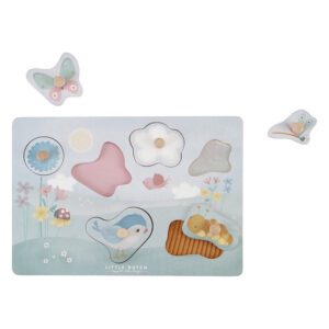 Little Dutch - Voelpuzzel Flowers & Butterflies FSC