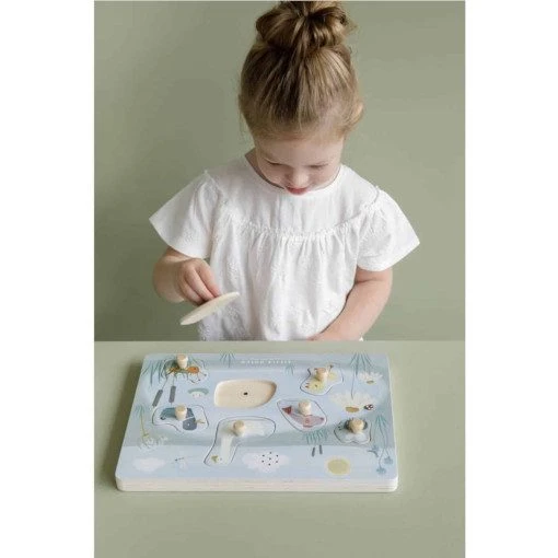 Little Dutch - Geluidenpuzzel - Vormenpuzzel - Little Goose - Afbeelding 5