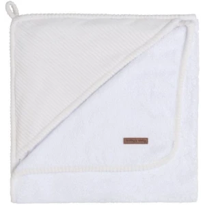 Baby's Only - Badcape - Omslagdoek - Handdoek met Capuchon - Sense - Wit - 75x85 cm - Badstof