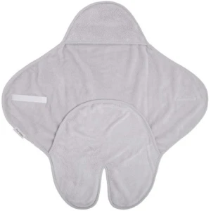 Baby's Only - Wikkeldeken - Omslagdoek met Voetjes - Cozy - Dusty Grey