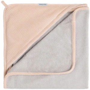 Baby's Only - Badcape - Omslagdoek - Handdoek met Capuchon - Sense - Peach - 75x85 cm - Badstof