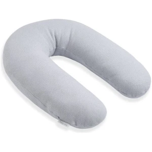Baby's Only - Gebreid Voedingskussen - Zwangerschapskussen - Classic - Zilvergrijs - 160 cm