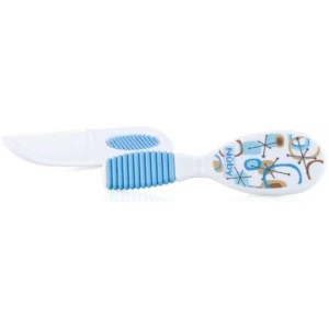 Nuby - Borstelset - Anti-slip - Junior - Turquoise - 2-delig