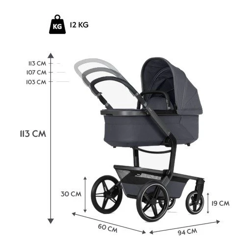 Joolz - Day5 - Kinderwagen - Complete Set - stone Grey - Afbeelding 2