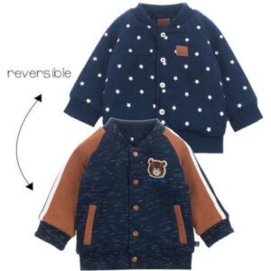 Feetje - Vestje Omkeerbaar - Smile & Roar - Navy Melange - MT. 56