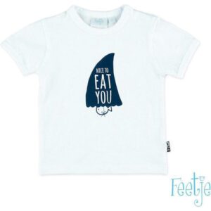 Feetje - T-Shirt - Nice to eat you - MT. 56 - Wit