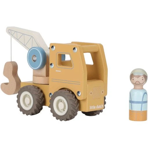 Little Dutch - Houten Kraanwagen