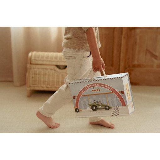 Little Dutch - Houten Speelkoffer met Racebaan - Afbeelding 10