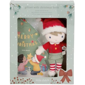 Little Dutch - Giftset Kerst - Boek & Knuffel