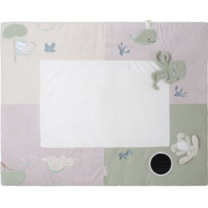 Baby's Only- Boxkleed Animals - Laurel Green/Warm Linen - 75x95 cm