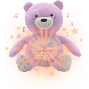 Knuffel Projector - Baby Bear - First Dreams - Roze