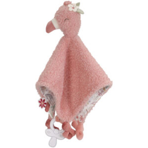 Little Dutch - Knuffeldoekje - Flamingo - Safari Friends