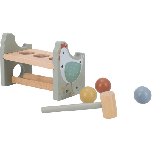 Little Dutch - Hamerbank met Ballen - Little Farm - Afbeelding 2