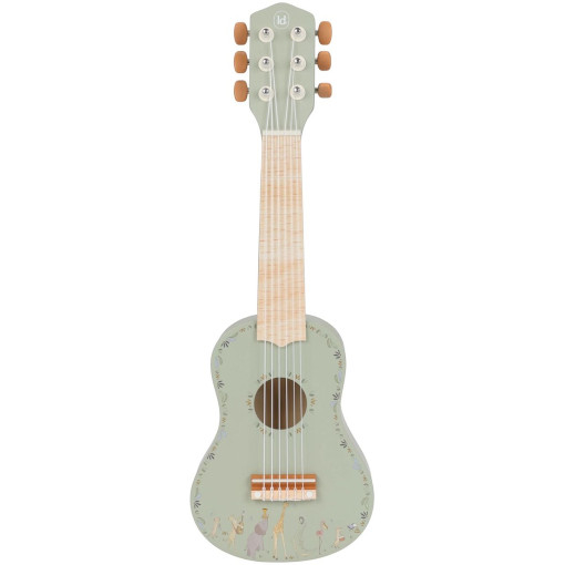 Little Dutch - Houten gitaar - Safari Friends - Groen