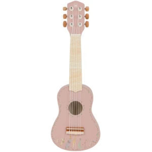 Little Dutch - Houten gitaar - Safari Friends - Roze