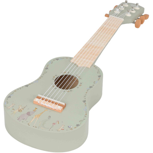 Little Dutch - Houten gitaar - Safari Friends - Groen - Afbeelding 2