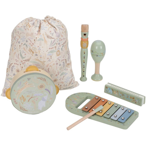 Little Dutch - Muziekset - Safari Friends - Groen - Afbeelding 2