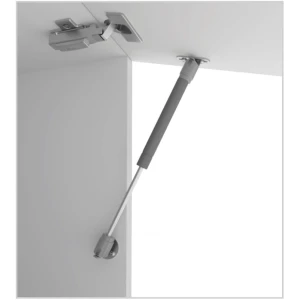 GTV - Gasveer - Gaslift - 100N - Zilver - 2 Stuks