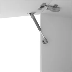 GTV - Gasveer - Gaslift - 80N kort - Zilver - 1 Stuk