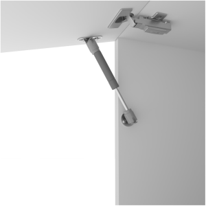 GTV - Gasveer - Gaslift - 80N Kort - Zilver - 2 Stuks