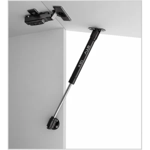 GTV - Gasveer - Gaslift - 120N - Zwart - 4 stuks